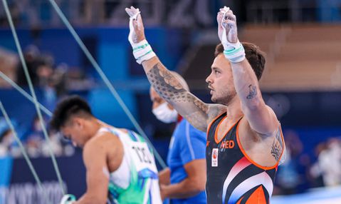 Bart Deurloo profiteert niet van vele valpartijen in rekstokfinale en eindigt als 7e