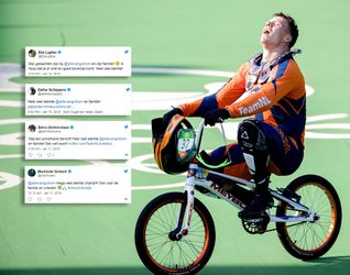 Zwaar geblesseerde 'BMX-Champ' Van Gorkum krijgt prachtige steunbetuigingen