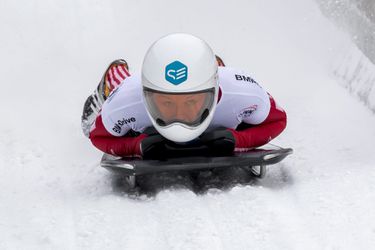 Skeletonster Bos houdt hoop op Spelen, ondanks 20e plek