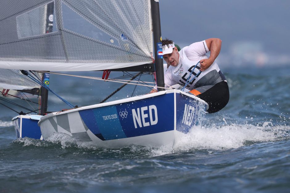 Nicholas Heiner zakt weg in Finn en ziet medaillekansen zinken