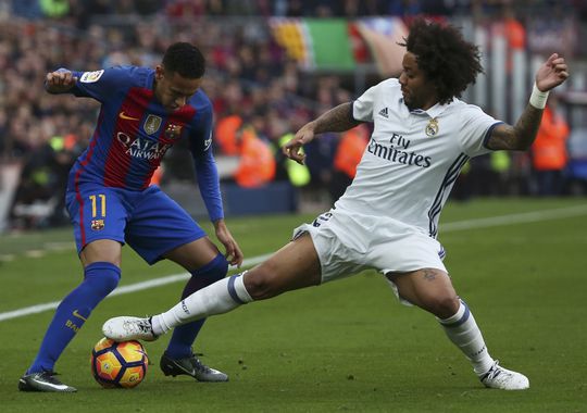 Marcelo maakt Real-supporters pissig met feliciteren Neymar