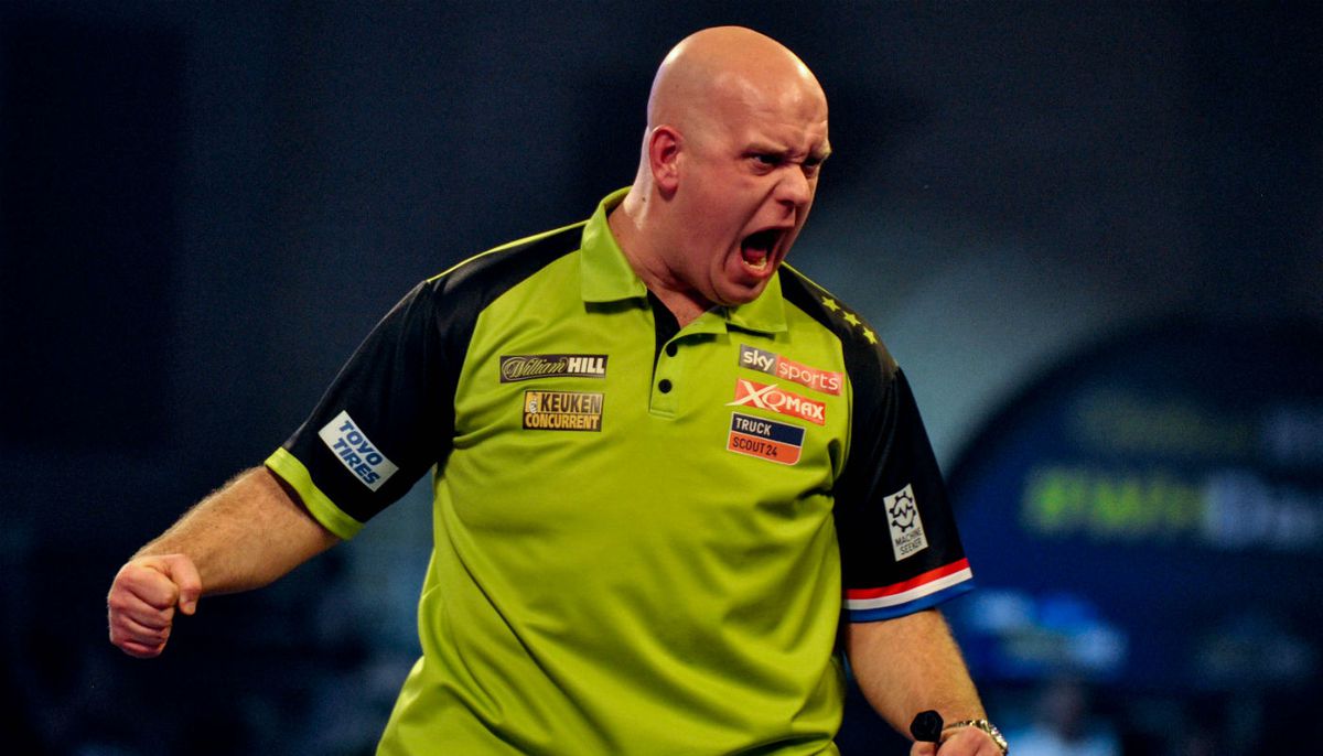 BAM! Michael van Gerwen gooit 9-darter in Players Championship 6