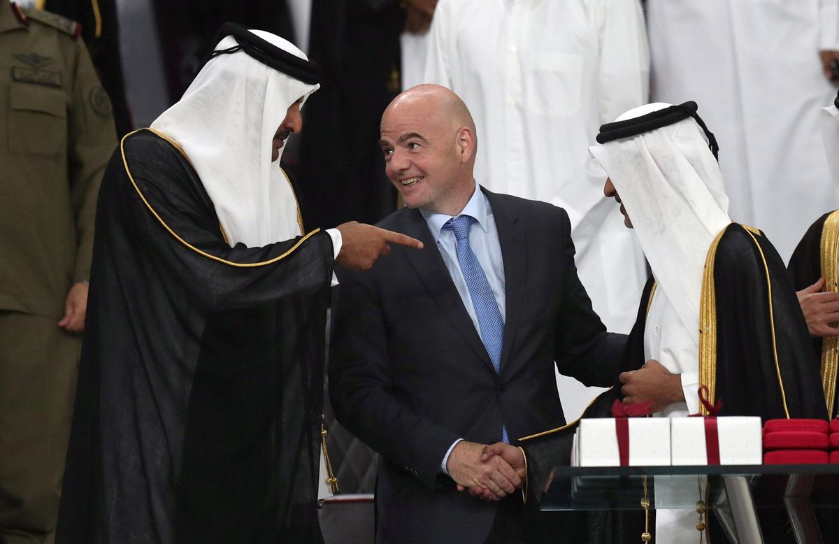 FIFA-baas Infantino vreest niet voor WK in Qatar: 'Bemoeien ons niet met politiek'