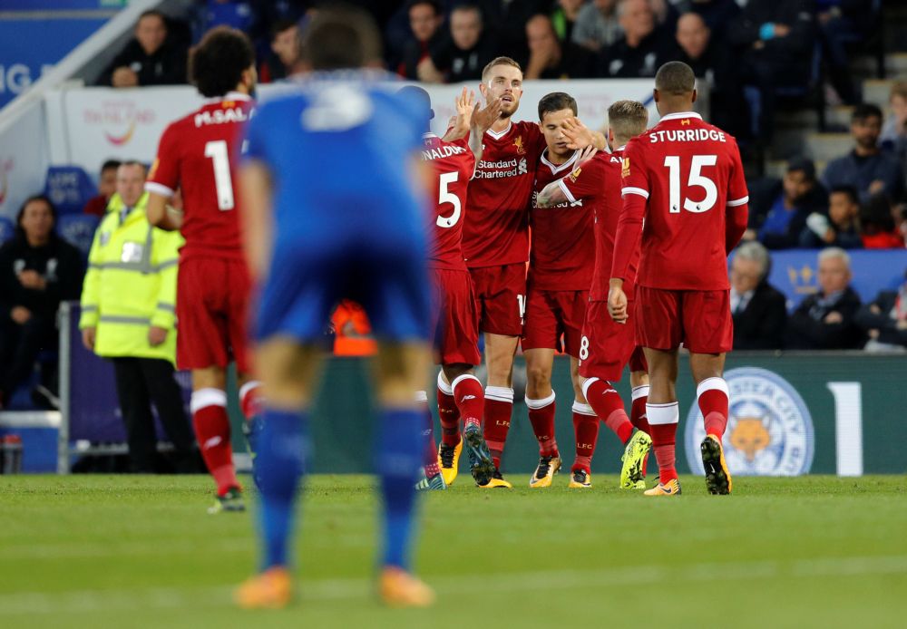 Liverpool de sterkste in knotsgek duel met Leicester City (video's)