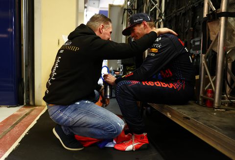 Deze 4 woorden sprak Jos Verstappen tegen zoon Max na de WK-winst