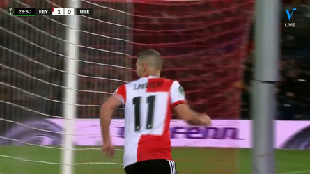 🎥 | Goal! Linssen schiet Feyenoord binnen 30 minuten op 2-0 tegen Union Berlin