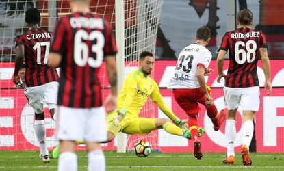 Benevento stelt degradatie nog even uit na sensationele stunt in San Siro