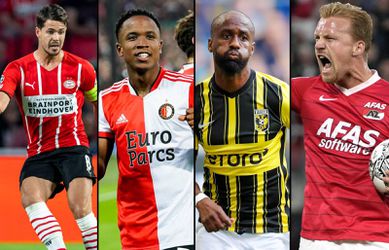 Dit zijn de Europese speelschema's van PSV, Feyenoord, Vitesse en AZ
