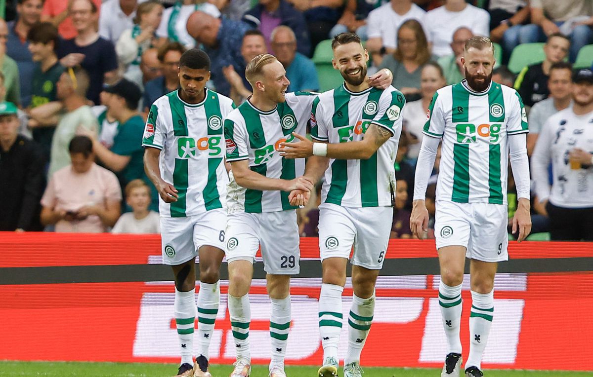 FC Groningen begint KKD-avontuur met 3 punten, Emmen geeft zege weg bij Cambuur