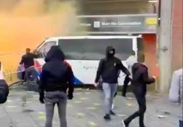 🎥 | Dikke chaos in Breda na mislopen promotie, agenten doen aangifte van poging doodslag
