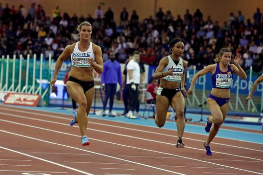 Schippers scherpt in Madrid eigen seizoenstijd op de 60 meter aan