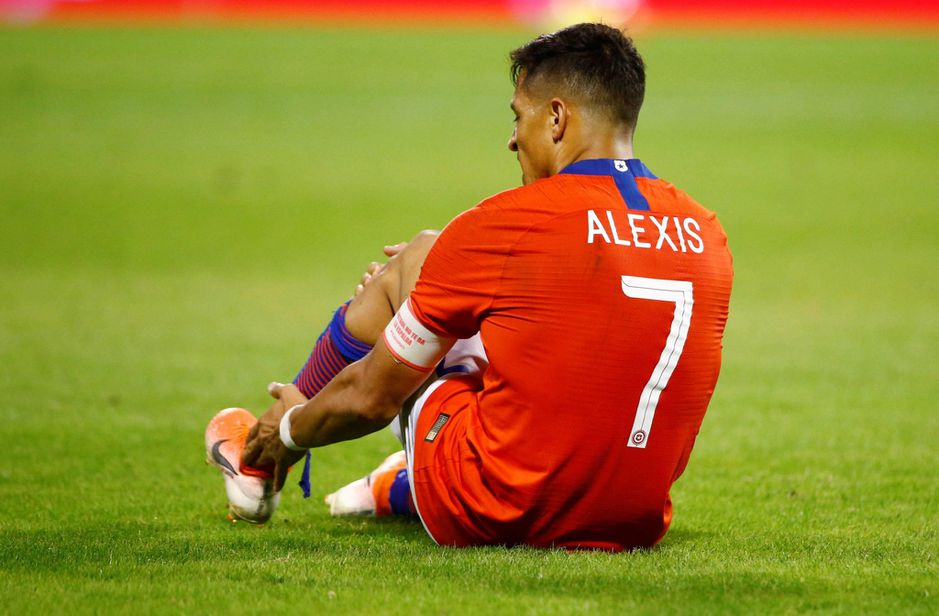 Alexis Sánchez is weer eens geblesseerd