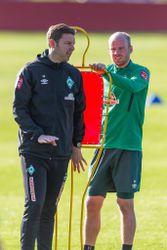 Zelfs de trainer in propvolle lappenmand Werder Bremen