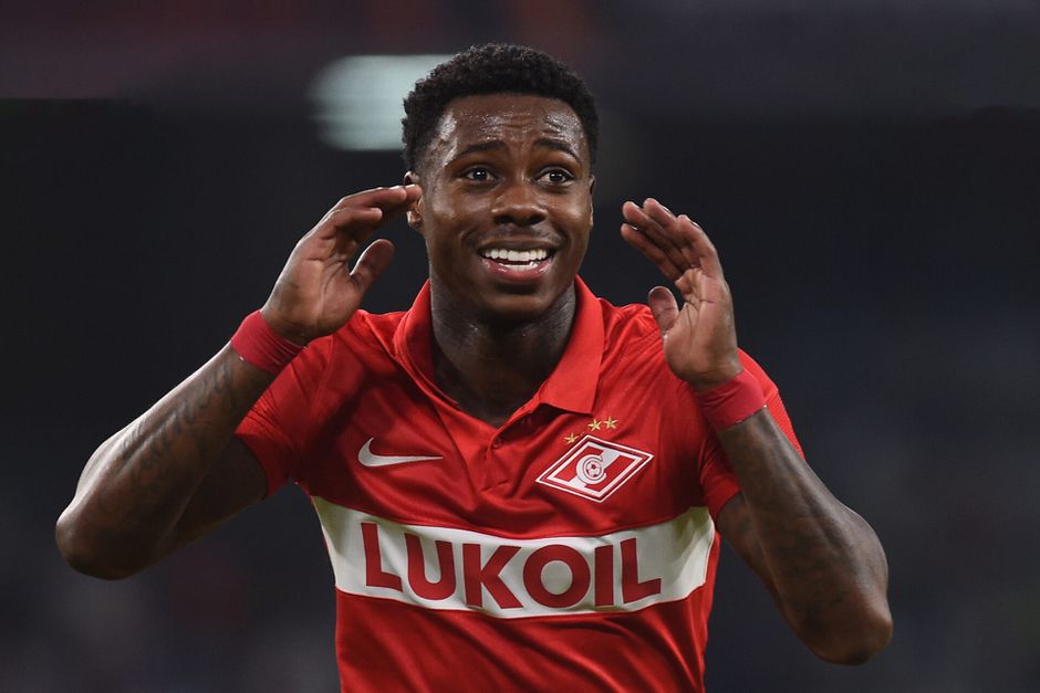 Quincy Promes opnieuw uitgeroepen tot voetballer van het jaar in Rusland