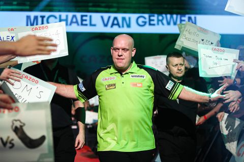 Michael van Gerwen scoort voor de 9e (!) keer op rij het hoogste jaargemiddelde