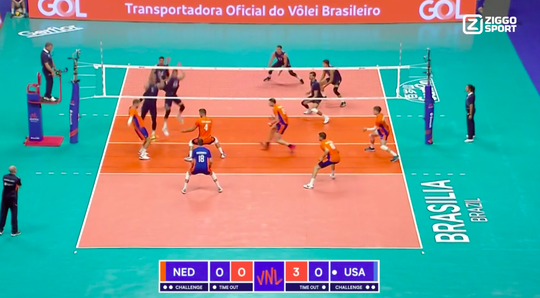 🎥 | Nations League: volleyballers keihard onderuit tegen Verenigde Staten