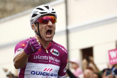 Viviani wint 17e etappe Giro d'Italia, klassement blijft onveranderd
