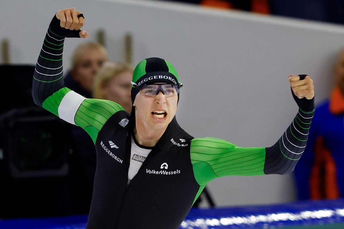 NK afstanden schaatsen | Jenning de Boo kampioen 500 m: 'Ben op een andere planeet momenteel'