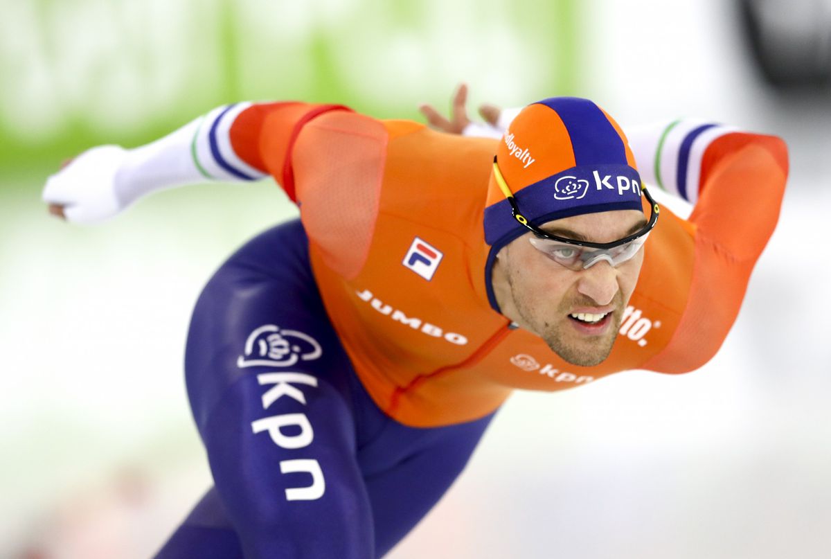 Kjeld Nuis wint 1000 meter EK Sprint