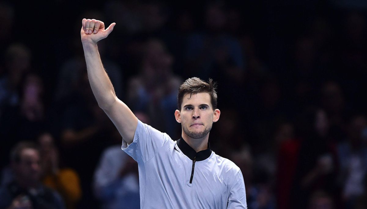 Anderson gaat door zege van Thiem naar laatste 4 ATP Finals