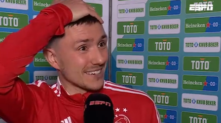 🎥 | Berghuis over quarantaine Gravenberch: 'Oh, dat mag ik eigenlijk niet zeggen, hè?'