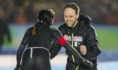 Johan de Wit blijft toch schaatstopper Miho Takagi trainen