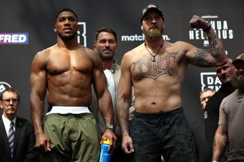 TV-gids: hier zie je het gevecht tussen Anthony Joshua en Robert Helenius live