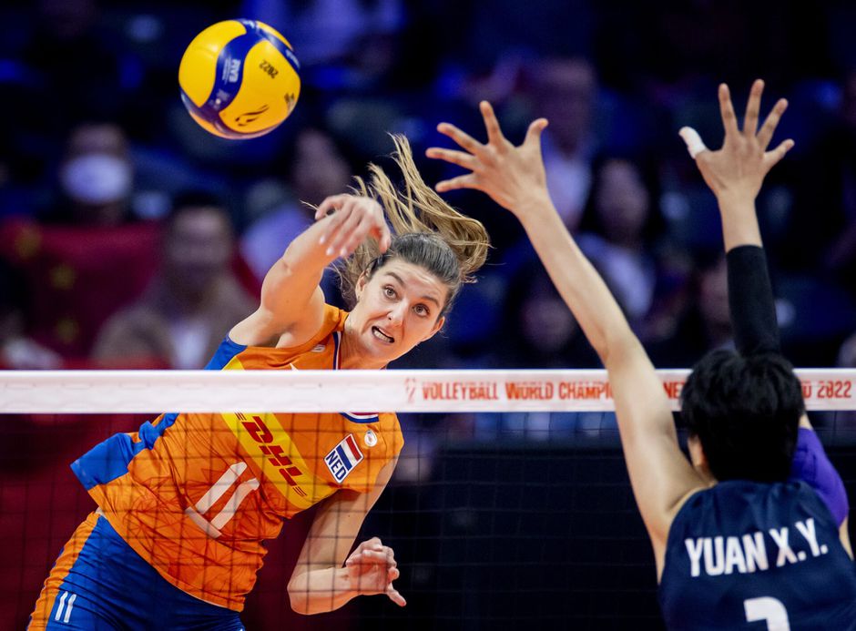 Volleybalsters verliezen in sterke pot net van China op WK