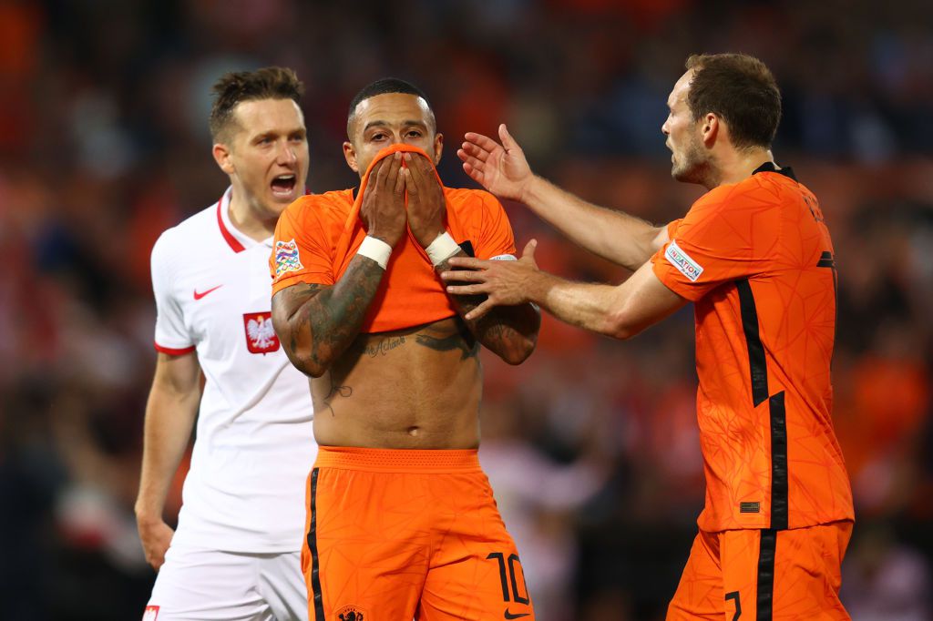 Memphis Depay na gelijkspel tegen Polen: 'Ik train op penalty's, vaak genoeg schiet ik ze er wel in'