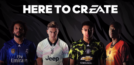 EA en Adidas maken 'baanbrekende' 4e tenues voor topclubs (video)