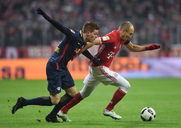 Robben gewisseld vanwege lichte kuitblessure