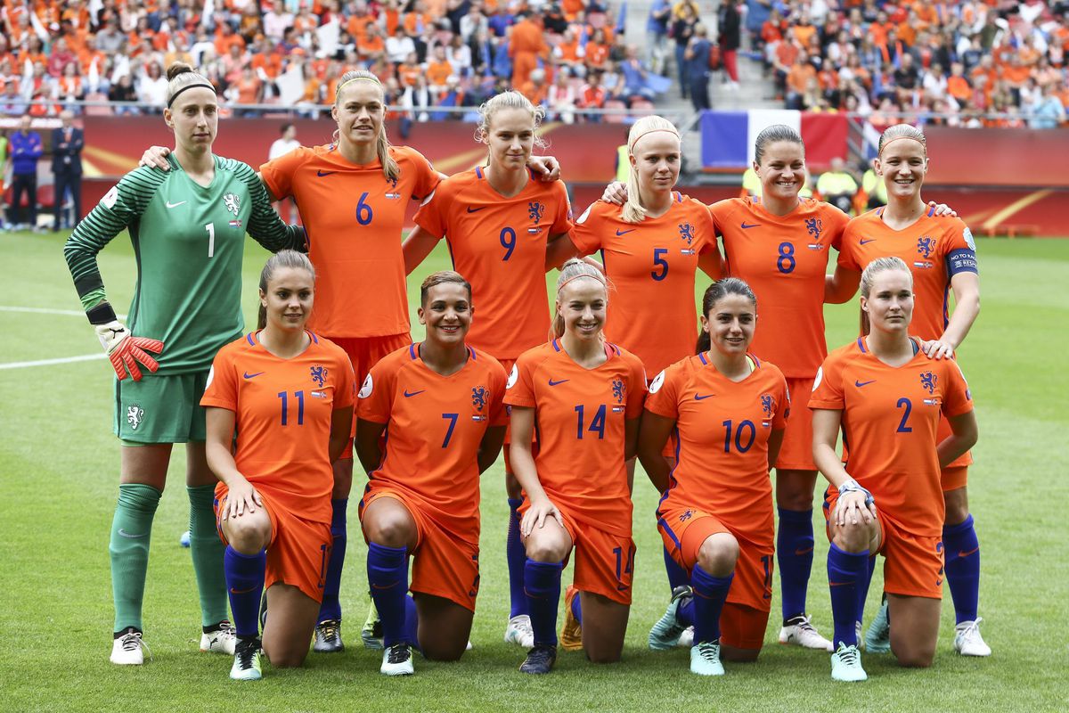 Nederlandse voetbaldames ongewijzigd tegen Denemarken