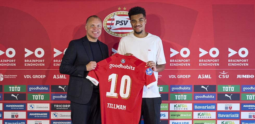 Malik Tillman is de nieuwe nummer 10 van PSV: 'Matthijs de Ligt was lovend'
