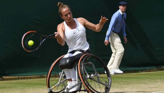 Nederlandse rolstoeltennisster Griffioen wint Wimbledon