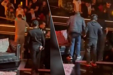 🎥 | Ho! Gerard Piqué wil handtekening uitdelen, maar lazert van podium