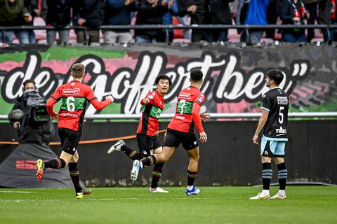3 doelpunten in de blessuretijd: 10 NEC'ers pakken een punt tegen FC Volendam