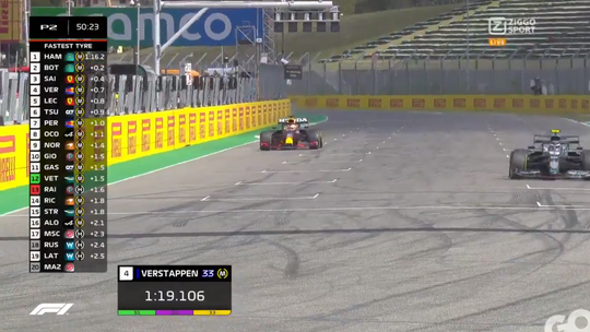 🎥 | Oei! Verstappen zet zijn Red Bull langs de kant in VT2