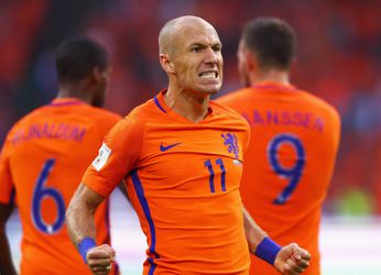 Robben is langs Cruijff op topscorerslijst Oranje