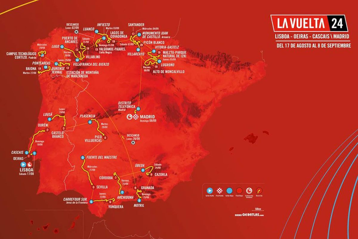 Rittenschema Vuelta 2024: 'loodzware' ronde is walhalla voor de klimmers