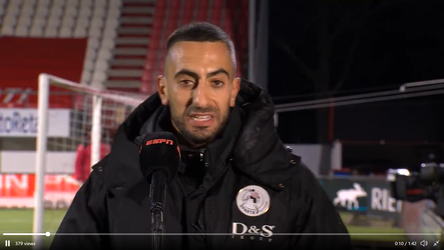 🎥 | Spartaan Adil Auassar is woest op de VAR na late penalty tegen: 'Schijt-VAR, echt waar!'