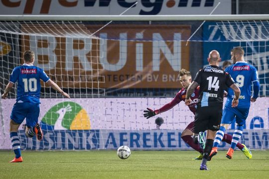 Meeste reddingen voor Graafschap-goalie Jurjus