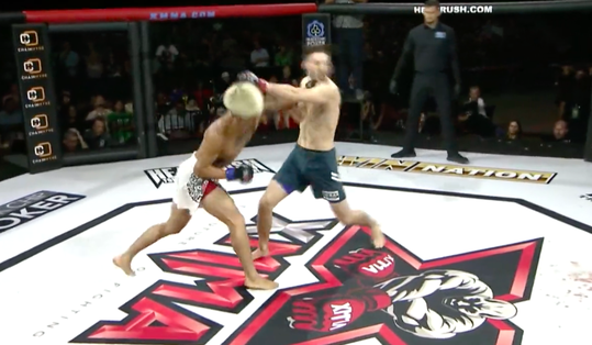 🎥 | KO! MMA-baas Teruto Ishihara landt loeiende linker bij kansloze Westin Wilson