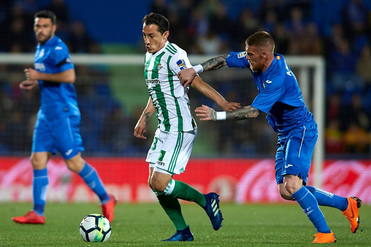 Real Betis wint door doelpunt in slotfase van Getafe