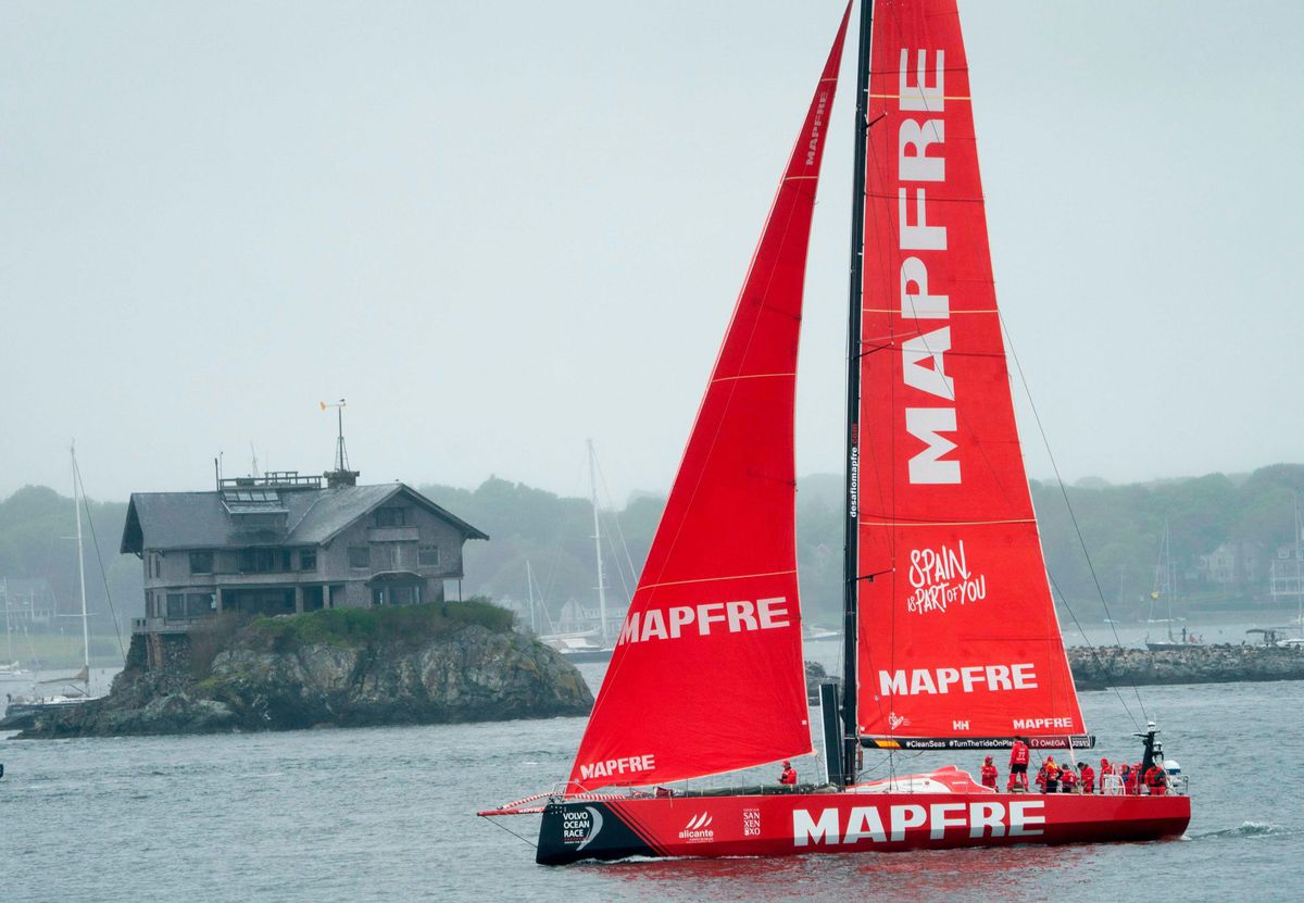 Mapfre wint het havenklassement in de Volvo Ocean Race