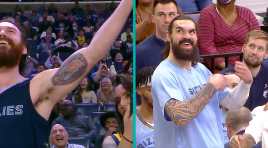 😂🎥 | NBA-held Steven Adams reageert hilarisch op 'dubbelganger' in het publiek