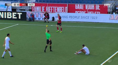🎥 | Tommie Beugelsdijk slaat weer toe: na 11 minuten al eerste geel voor Helmond Sport