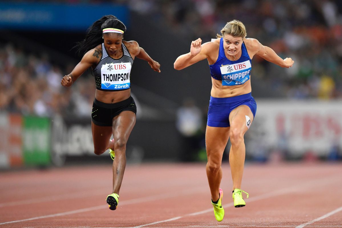 Schippers wint wéér niet van Thompson op 200 meter