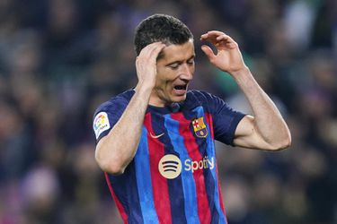 'FC Barcelona mist geblesseerde Robert Lewandowski in El Clásico'