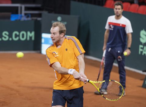 Botic van de Zandschulp breekt met trainer Peter Lucassen