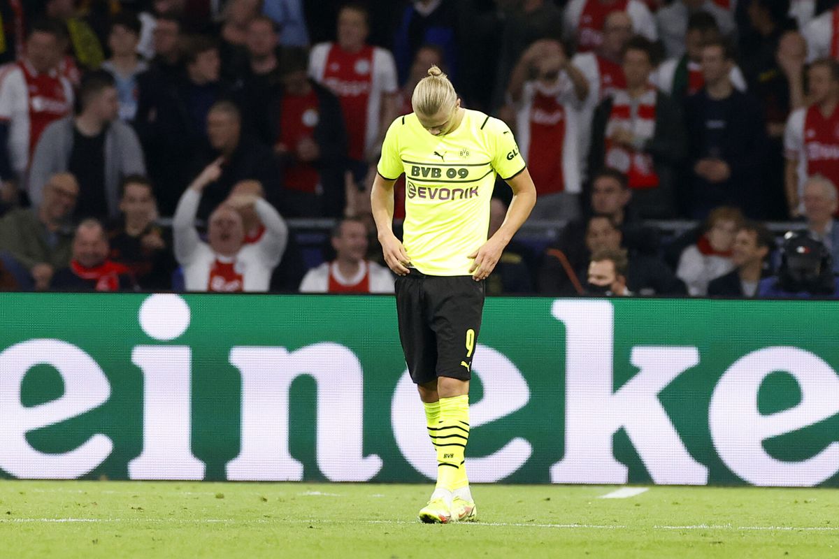 Ajax heeft in return tegen Dortmund geen last van Haaland: 'Ligt er een paar weken uit'